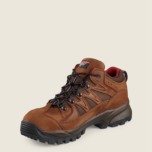 Red Wing Hiking Boots Mens Brown - Truhiker - 3-inch Waterproof Safety Toe - 5180726-IY